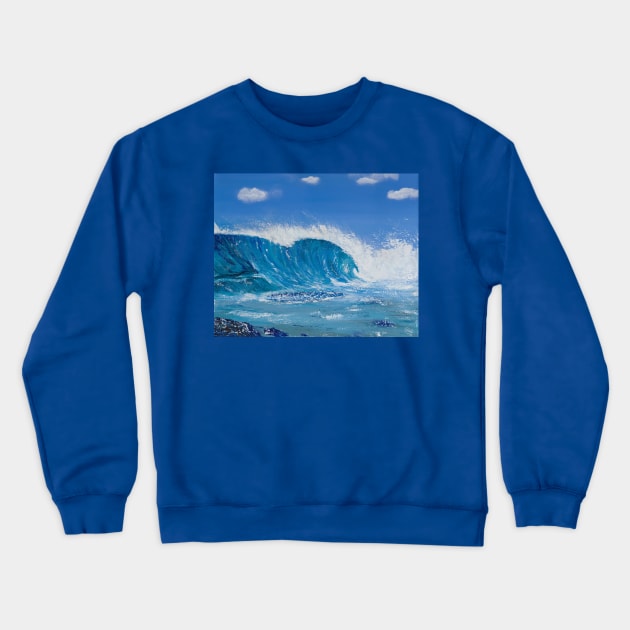 Wipe Out Crewneck Sweatshirt by KerrySandhu